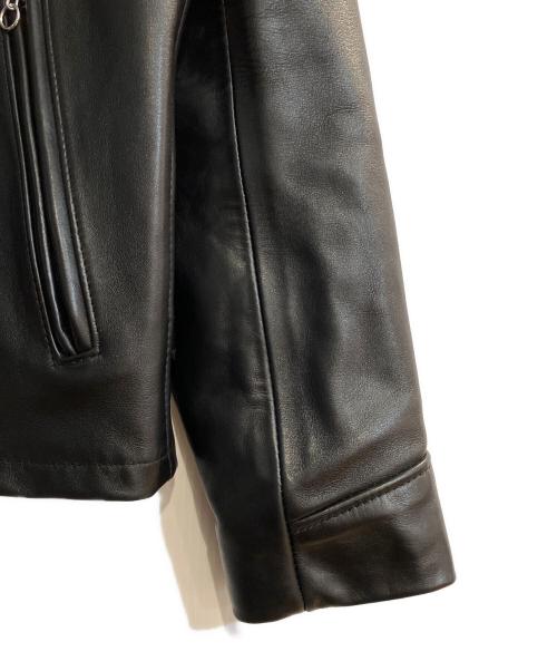 Schott（ショット）Schott (ショット) 103US TRUCKER LEATHER JKT ブラック サイズ:34の古着・服飾アイテム