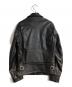 Schott (ショット) 103US TRUCKER LEATHER JKT ブラック サイズ:34：45000円