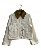 Barbourバブアー）の古着「CROPPED BEADNELL / クロップド ビードネル カジュアルジャケット」｜ホワイト