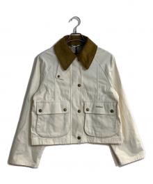 Barbour（バブアー）の古着「CROPPED BEADNELL / クロップド ビードネル カジュアルジャケット」｜ホワイト