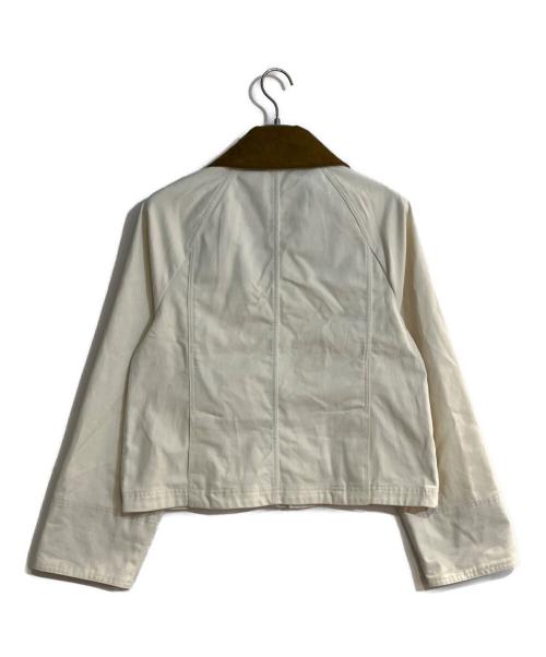 Barbour（バブアー）Barbour (バブアー) CROPPED BEADNELL / クロップド ビードネル カジュアルジャケット ホワイト サイズ:UK 10の古着・服飾アイテム