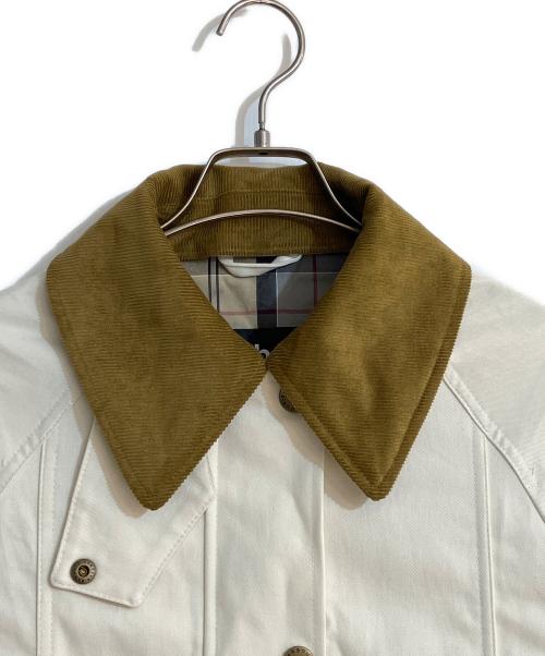 Barbour（バブアー）Barbour (バブアー) CROPPED BEADNELL / クロップド ビードネル カジュアルジャケット ホワイト サイズ:UK 10の古着・服飾アイテム