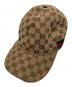 GUCCI（グッチ）の古着「オリジナルGGキャンバスベースボールキャップ」｜ベージュ