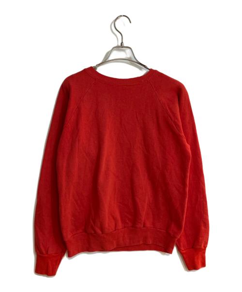 Champion（チャンピオン）Champion (チャンピオン) 3段プリントスウェット レッド サイズ:Mの古着・服飾アイテム