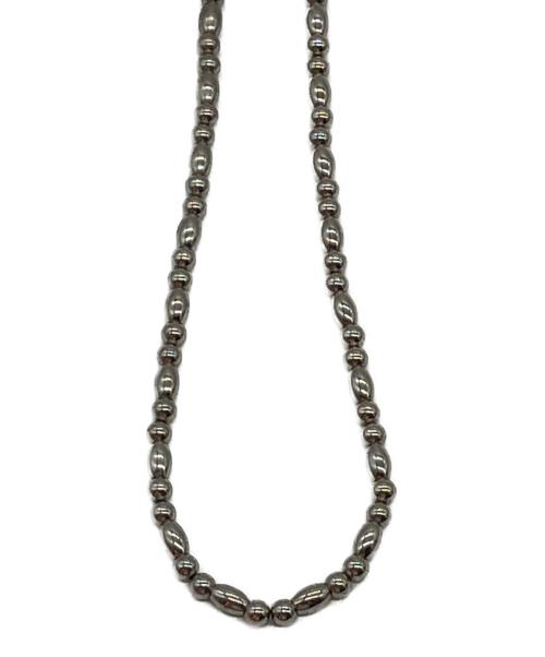 PORT BY ARK（ポートバイアーク）PORT BY ARK (ポートバイアーク) Beads necklace シルバーの古着・服飾アイテム