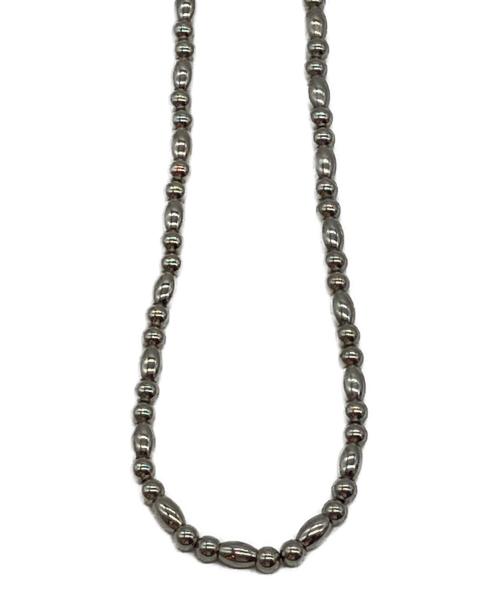 PORT BY ARK（ポートバイアーク）PORT BY ARK (ポートバイアーク) Beads necklace シルバーの古着・服飾アイテム