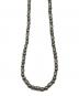 PORT BY ARK (ポートバイアーク) Beads necklace シルバー：5000円