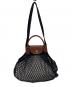 LONGCHAMP（ロンシャン）の古着「ネットバッグ ルプリアージュ」｜ブラック
