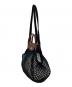 LONGCHAMP (ロンシャン) ネットバッグ ルプリアージュ ブラック：9000円
