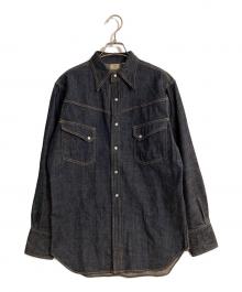 WAREHOUSE（ウエアハウス）の古着「Lot 3001 WESTERN SHIRTS/ロット サンゼンイチ ウエスタンシャツ」｜インディゴ