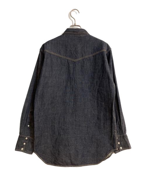 WAREHOUSE（ウエアハウス）WAREHOUSE (ウエアハウス) Lot 3001 WESTERN SHIRTS/ロット サンゼンイチ ウエスタンシャツ インディゴ サイズ:14の古着・服飾アイテム