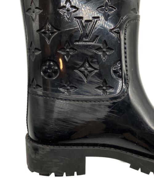 LOUIS VUITTON（ルイ ヴィトン）LOUIS VUITTON (ルイ ヴィトン) ドロップス・ライン ショートブーツ ブラック サイズ:37の古着・服飾アイテム