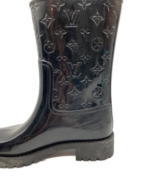 LOUIS VUITTON（ルイ ヴィトン）LOUIS VUITTON (ルイ ヴィトン) ドロップス・ライン ショートブーツ ブラック サイズ:37の古着・服飾アイテム