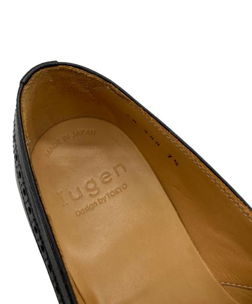 Iugen（イウゲン）Iugen (イウゲン) ストレートチップコンビローファー ブラック サイズ:7 1/2の古着・服飾アイテム