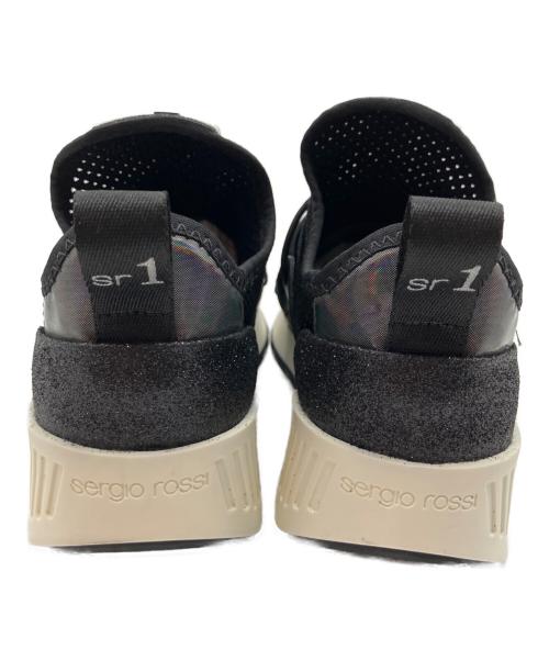 sergio rossi（セルジオロッシ）sergio rossi (セルジオロッシ) SR1 RUNNING ブラック サイズ:22.5の古着・服飾アイテム