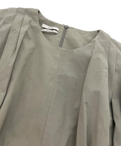 CO（コー）CO (コー) ドローストリングシャツワンピース グレー サイズ:XSの古着・服飾アイテム