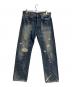 LEVI'S VINTAGE CLOTHING（リーバイス ビンテージ クロージング）の古着「37年501XX復刻リペア加工デニムパンツ」｜ブルー