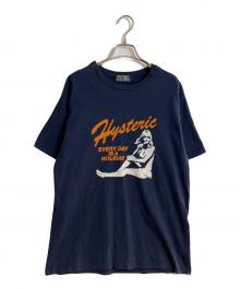 Hysteric Glamour（ヒステリックグラマー）の古着「EVERY DAY HOLIDAY Tシャツ」｜ネイビー