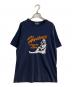 Hysteric Glamour（ヒステリックグラマー）の古着「EVERY DAY HOLIDAY Tシャツ」｜ネイビー