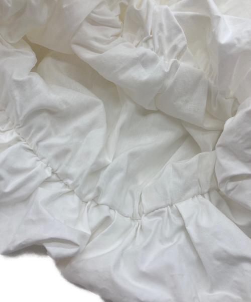 THE TOE（ザ・トゥー）THE TOE (ザ・トゥー) Epidavrou Puff Sleeve Blouse/エピダウロス パフスリーブ ブラウス ホワイト サイズ:Sの古着・服飾アイテム