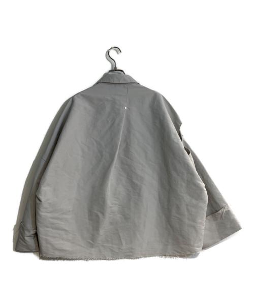 Knuth Marf（クヌースマーフ）Knuth Marf (クヌースマーフ) cutting edge shirt jacket グレー サイズ:Sの古着・服飾アイテム
