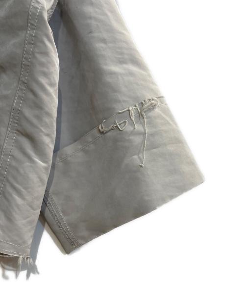 Knuth Marf（クヌースマーフ）Knuth Marf (クヌースマーフ) cutting edge shirt jacket グレー サイズ:Sの古着・服飾アイテム