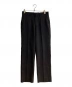 AURALEEオーラリー）の古着「WOOL CUPRA LINEN CLOTH SLACKS」｜ネイビー