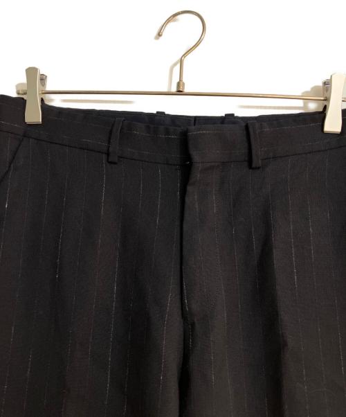 AURALEE（オーラリー）AURALEE (オーラリー) WOOL CUPRA LINEN CLOTH SLACKS ネイビー サイズ:4の古着・服飾アイテム
