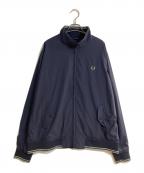 FRED PERRY×BEAMSフレッドペリー×ビームス）の古着「別注ジップブルゾン」｜ネイビー