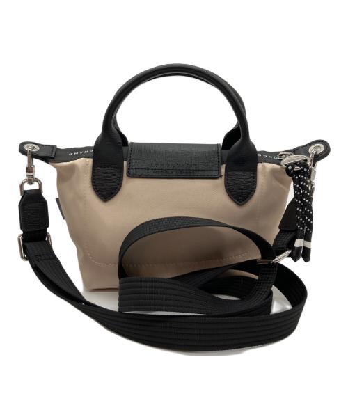 LONGCHAMP（ロンシャン）LONGCHAMP (ロンシャン) ル プリアージュ® エナジー XS トップハンドルバッグ ベージュの古着・服飾アイテム