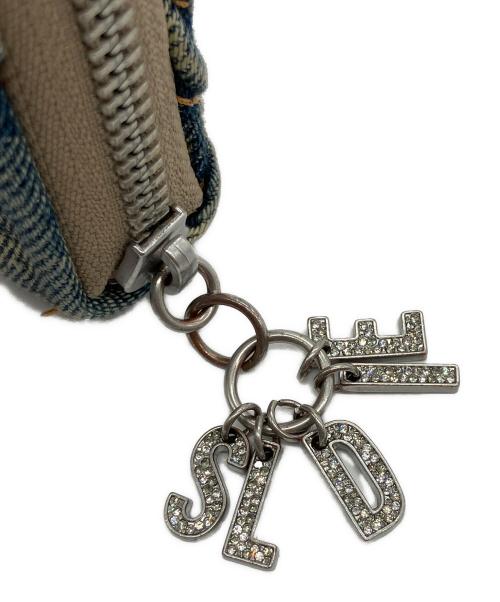 DIESEL（ディーゼル）DIESEL (ディーゼル) CHARM-D CONTINENTAL ZIPロングウォレット インディゴの古着・服飾アイテム