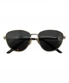 GUCCIグッチ）の古着「サングラス」｜ゴールド