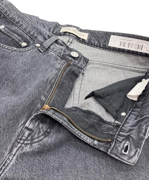 OUR LEGACY（アワーレガシー）OUR LEGACY (アワーレガシー) third cut black slash denim/サードカットブラックスラッシュデニム インディゴ サイズ:32の古着・服飾アイテム