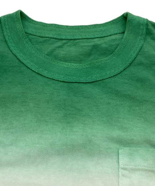 sacai（サカイ）sacai (サカイ) タイダイ ロングスリーブ Tシャツ グリーン×イエロー サイズ:4の古着・服飾アイテム