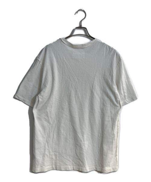 Maison Margiela（メゾンマルジェラ）Maison Margiela (メゾンマルジェラ) 18SS  アトリエプリントTシャツ ホワイト サイズ:44の古着・服飾アイテム