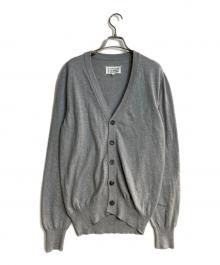 Maison Margiela（メゾンマルジェラ）の古着「エルボーパッチカーディガン」｜グレー