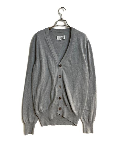 Maison Margiela（メゾンマルジェラ）Maison Margiela (メゾンマルジェラ) エルボーパッチカーディガン グレー サイズ:Mの古着・服飾アイテム