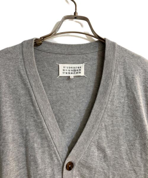 Maison Margiela（メゾンマルジェラ）Maison Margiela (メゾンマルジェラ) エルボーパッチカーディガン グレー サイズ:Mの古着・服飾アイテム