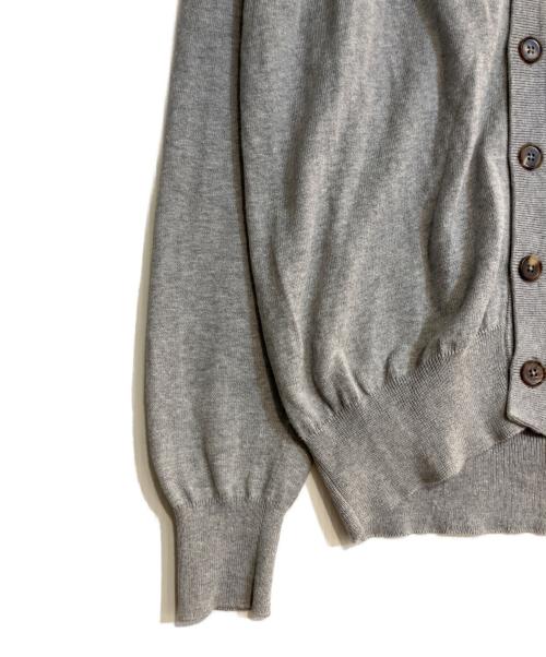 Maison Margiela（メゾンマルジェラ）Maison Margiela (メゾンマルジェラ) エルボーパッチカーディガン グレー サイズ:Mの古着・服飾アイテム