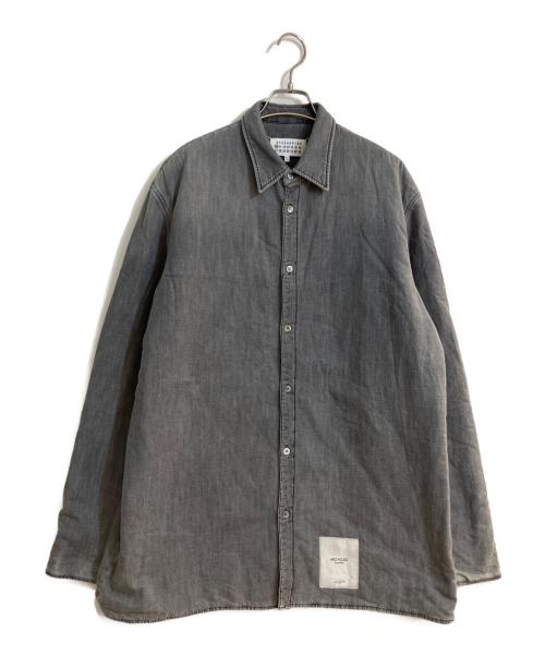 Maison Margiela（メゾンマルジェラ）Maison Margiela (メゾンマルジェラ) 10ライン PADDED SHIRT ブラック サイズ:39の古着・服飾アイテム