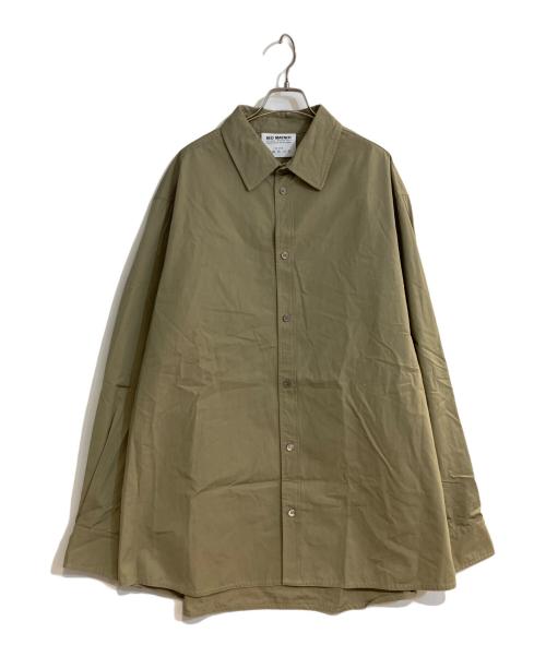 Hed Mayner（ヘド メイナー）Hed Mayner (ヘド メイナー) 21AWコットンオーバーサイズシャツ グリーン サイズ:Mの古着・服飾アイテム