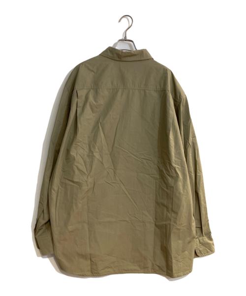 Hed Mayner（ヘド メイナー）Hed Mayner (ヘド メイナー) 21AWコットンオーバーサイズシャツ グリーン サイズ:Mの古着・服飾アイテム