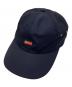 Supreme（シュプリーム）の古着「Enamel Logo 6-panelキャップ」｜ネイビー