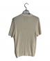 LAUREN RALPH LAUREN (ローレン ラルフ ローレン) クロシェニットポロシャツ アイボリー サイズ:M：7000円