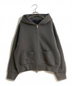 SEVENTH×BEAMS Tセブンス×ビームス ティー）の古着「UTILITY V2 ZIPPED HOODIE/ユーティリティ ブイツー ジップト フーディ」｜ブラック