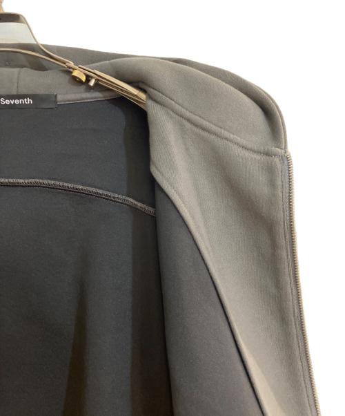 SEVENTH（セブンス）Seventh (セブンス) BEAMS T (ビームス ティー) UTILITY V2 ZIPPED HOODIE/ユーティリティ ブイツー ジップト フーディ ブラック サイズ:Mの古着・服飾アイテム