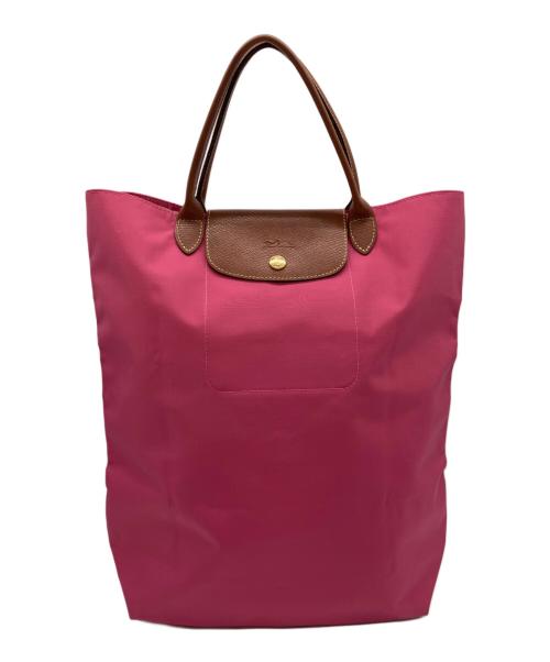LONGCHAMP（ロンシャン）LONGCHAMP (ロンシャン) ル プリアージュ オリジナルショッピングバッグ ピンクの古着・服飾アイテム
