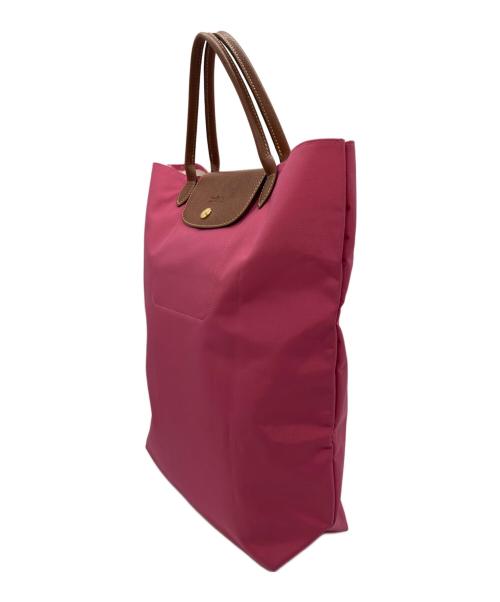 LONGCHAMP（ロンシャン）LONGCHAMP (ロンシャン) ル プリアージュ オリジナルショッピングバッグ ピンクの古着・服飾アイテム