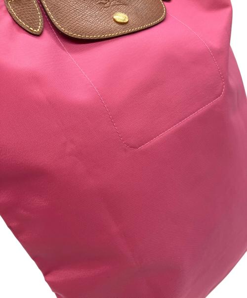 LONGCHAMP（ロンシャン）LONGCHAMP (ロンシャン) ル プリアージュ オリジナルショッピングバッグ ピンクの古着・服飾アイテム