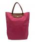 LONGCHAMP（ロンシャン）の古着「ル プリアージュ オリジナルショッピングバッグ」｜ピンク